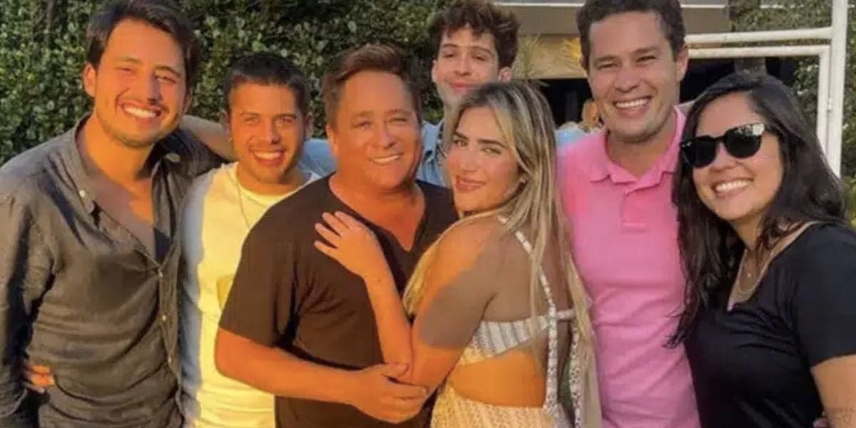 Leonardo e filhos (Foto: Reprodução / Instagram)