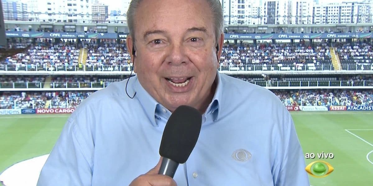 Comentarista Luciano do Valle   (Foto: Reprodução / Band)