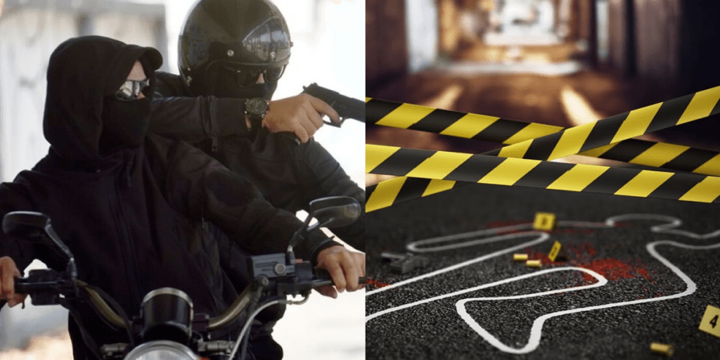 Emboscada e metralhado no meio da rua: Homem é executado à sangue frio com 20 tiros por 2 motociclistas