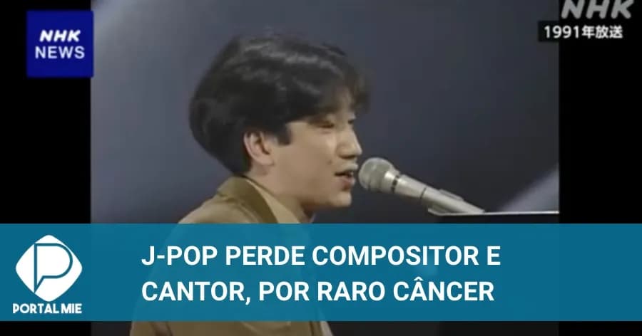 O cantor Kan Kimura em 1991 - Foto Reprodução NHK