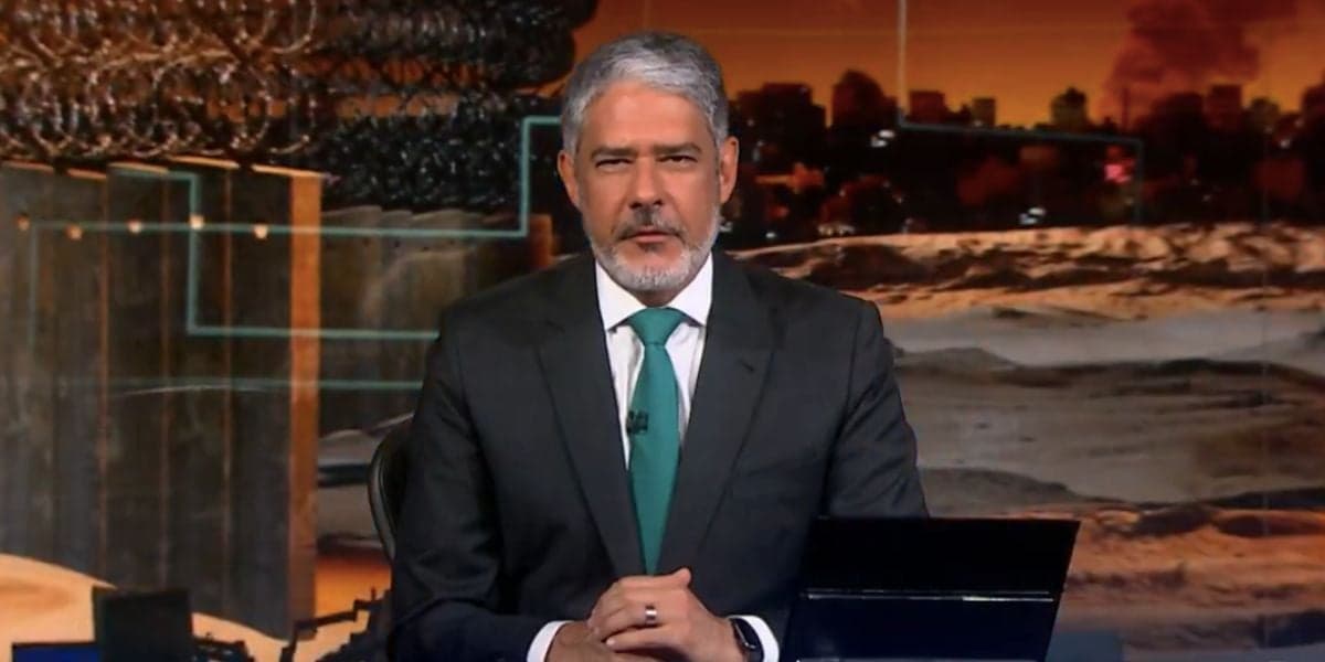 William Bonner no Jornal Nacional (Foto: Reprodução / Globo)
