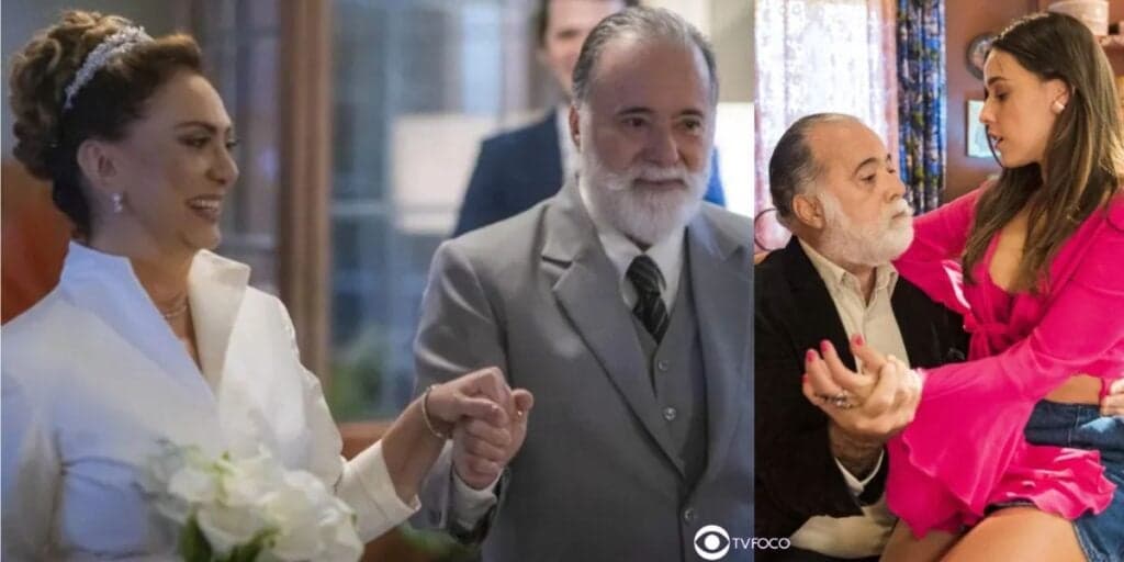 Terra e Paixão - Após casamento, Antônio coloca chifre em Agatha sem o menor pudor: "Amante novinha"