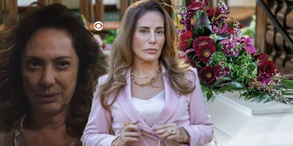Terra e Paixão - Irene envia caixão com coroa de flores como presente de casamento para Agatha: "Não terá a mesma sorte"