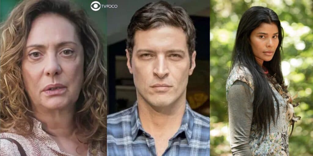 Terra e Paixão - Cai a máscara de Agatha, Marino massacra Antônio e Iraê impede Caio de entrar na aldeia