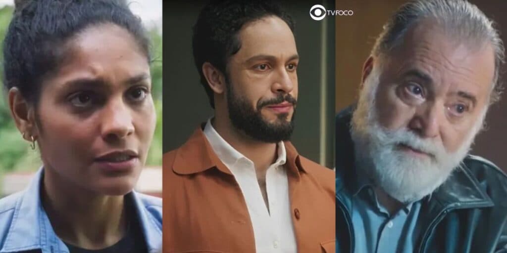 Terra e Paixão - Aline surta com gravidez, Luigi fica em apuros e Antônio humilha Irene ao anunciar noivado com Agatha