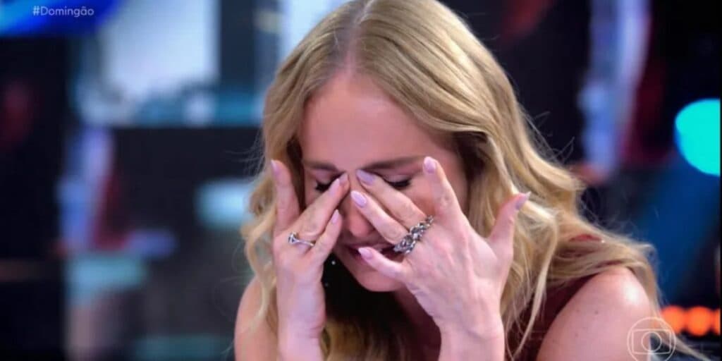 Angélica não segura a emoção no Domingão e chora na Globo ao reviver tragédia: "Falar é difícil''