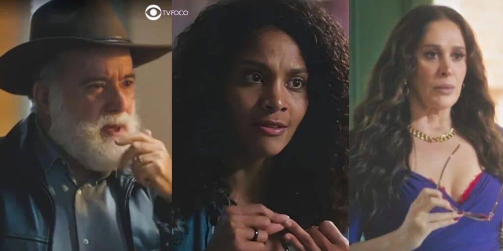 Terra e Paixão - Antônio comunica quem será o seu sucessor, Aline encurrala Caio e Emmy cai dura ao ver Agatha
