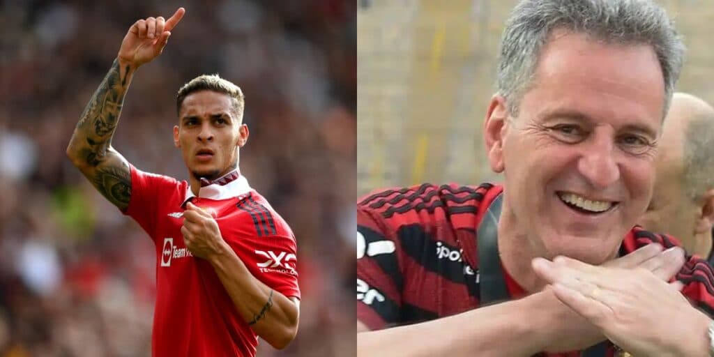 R$ 287 milhões, acabou de sair: Landim arromba os cofres para assinar com Antony no Flamengo