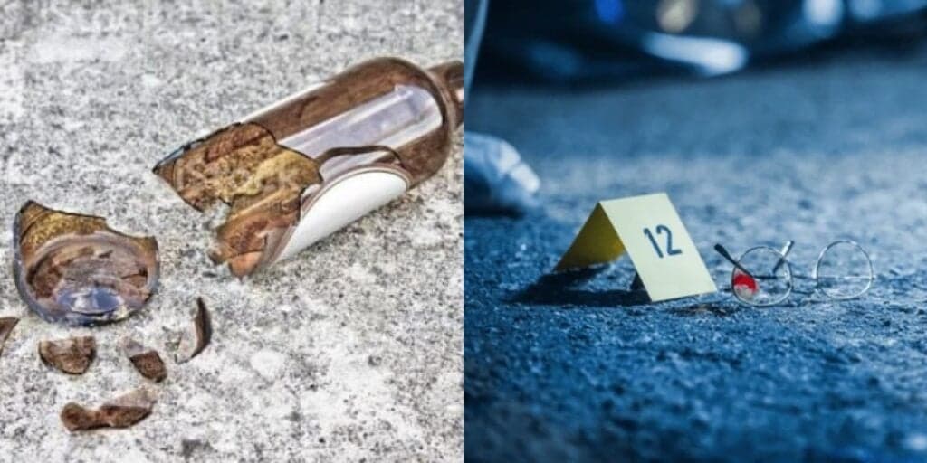 Morte e mar de sangue: Homem é assassinado com pedaço de garrafa e pescoço é profundamente perfurado
