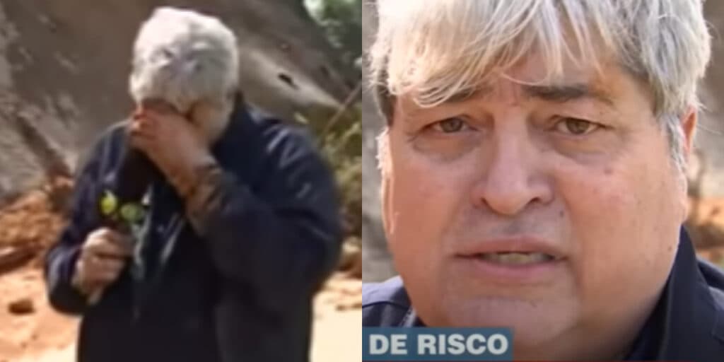 O choro de Datena após perder o chão e sofrer queda ao vivo na Band: "É muito difícil"