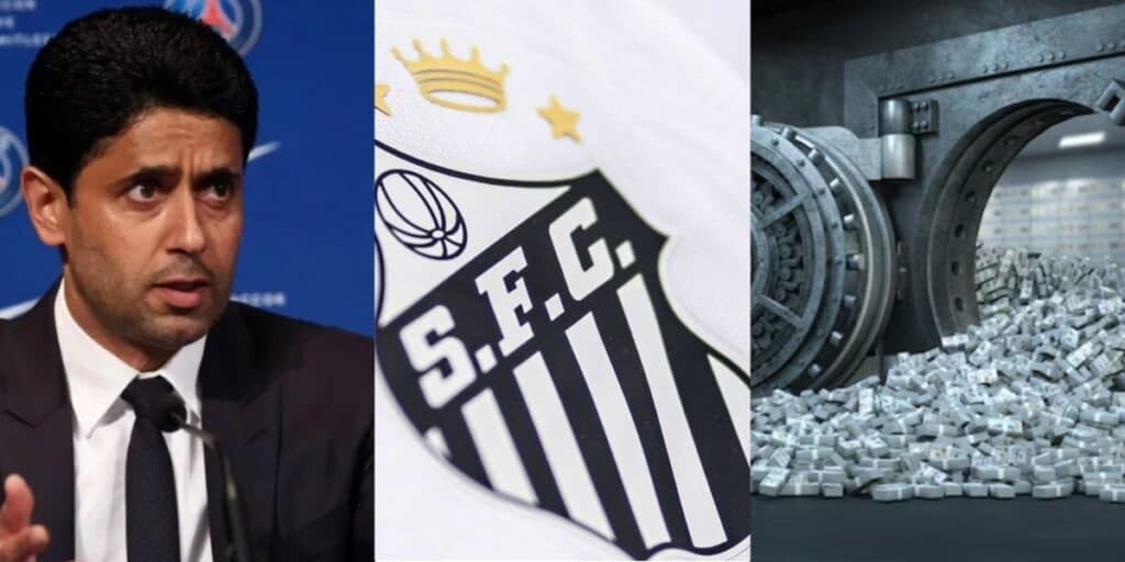 Fortuna de R$80 bilhões: Dono do PSG não para no Santos e se arma para comprar outro clube gigantesco