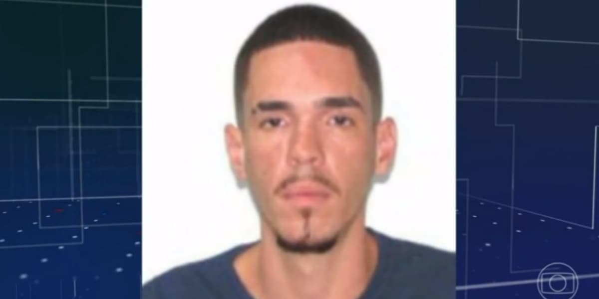 Eduardo Santa Rita Carvalho é suspeito pelo crime (Foto: Reprodução/TV Globo)