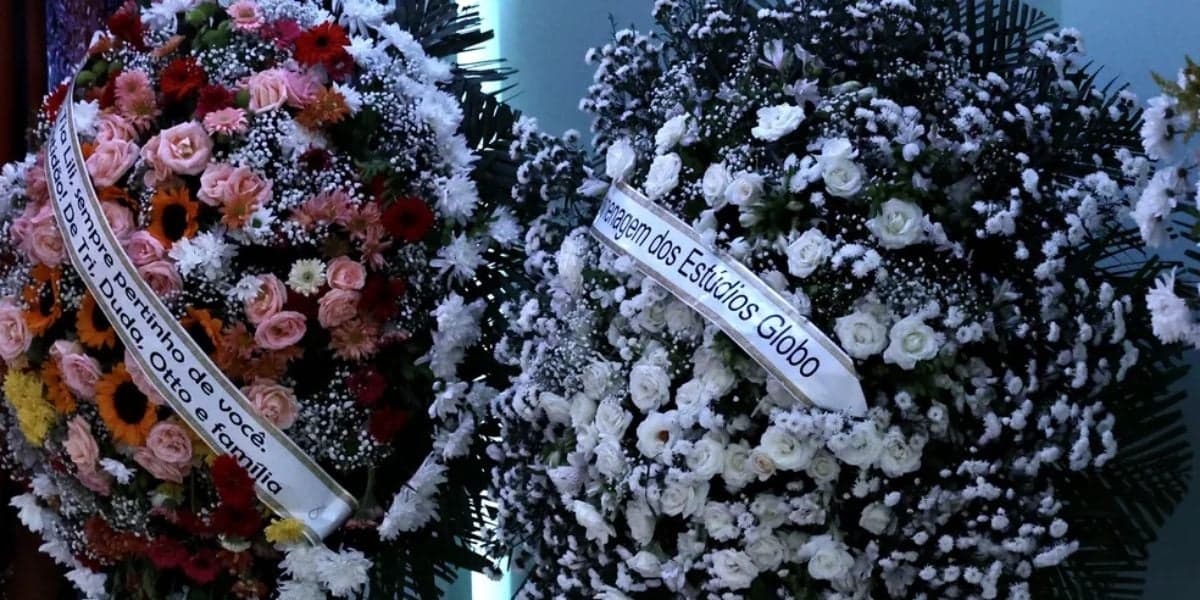 Ramo de flores enviados por Boni, ex-diretor geral da Globo (Reprodução: Internet)