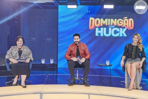 Padre Fábio de Melo, Déa Lúcia e Lívia Andrade (Foto: Divulgação/ Globo)
