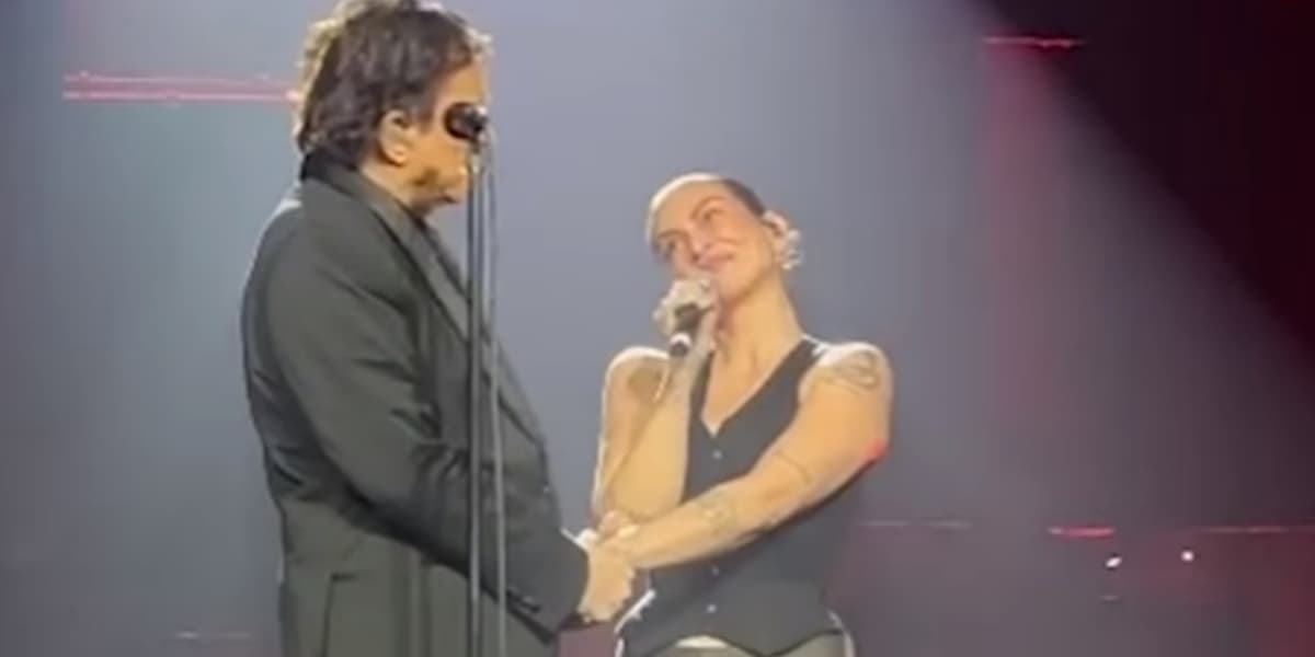 Fábio Jr. e Cleo Pires dividiram o palco (Foto: Reprodução/Instagram)