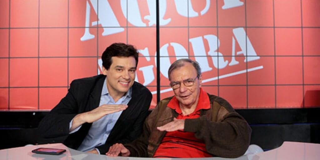 Celso Portiolli fez um linda homenagem para Gil Gomes, astro do Aqui Agora (Reprodução: SBT)
