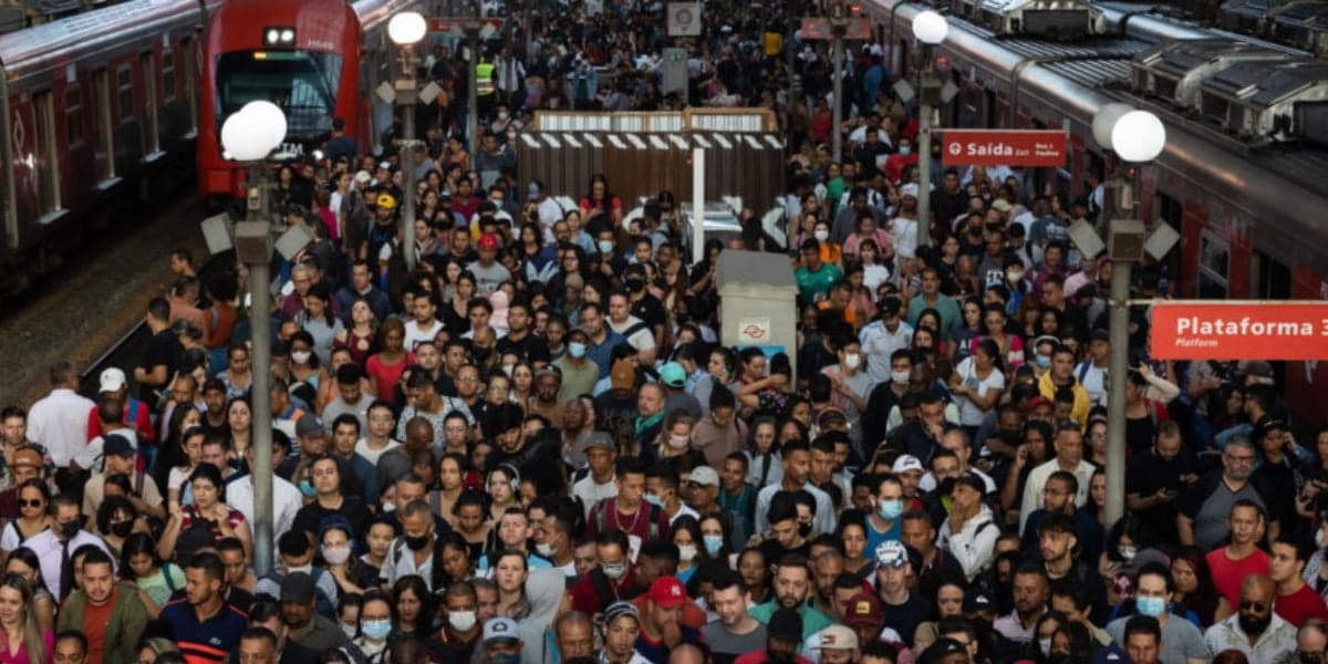 Mais de 5 milhões de pessoas usam metrô e CPTM por dia em SP (Reprodução: Internet)