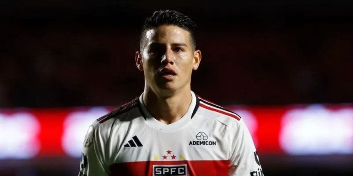 R$10 milhões: Casares não aceita decisão e permanência de James Rodriguez é confirmada no CT da Barra Funda - Foto | Reprodução: Internet