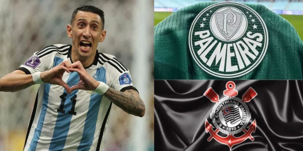 Corinthians e Palmeiras agem por Di Maria e craque decide em qual time vai jogar a Libertadores de 2024