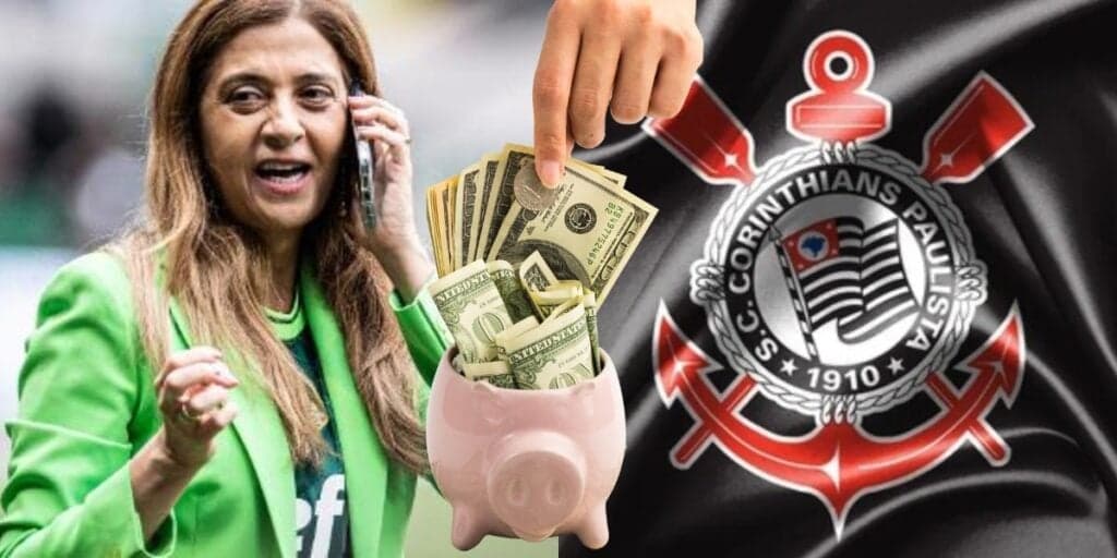 Leila dá rasteira no Corinthians, saca R$32 milhões e arma chegada de reforço aniquilador ao Palmeiras