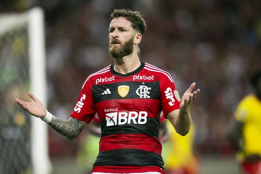 Jogador Léo Pereira (Foto: Reprodução)