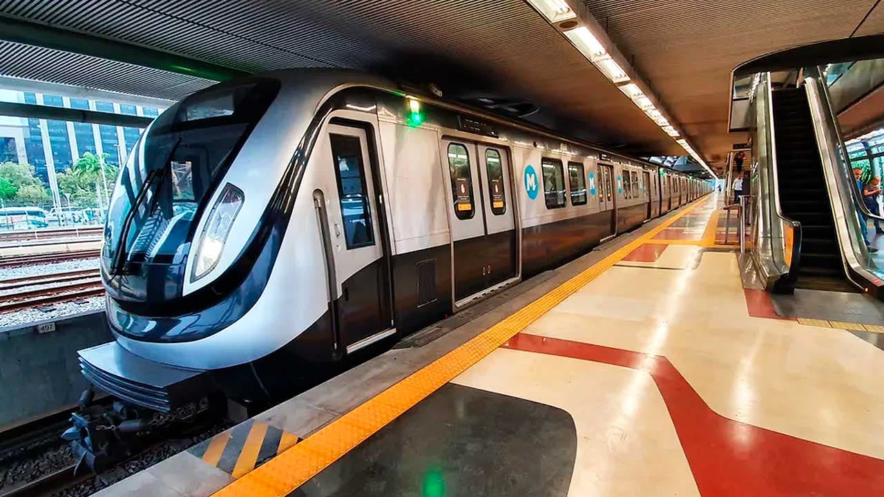 Metrô do Rio de janeiro (Foto: Reprodução, Invexo)