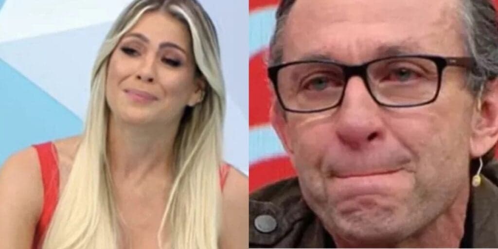 O choro copioso de Neto e Renata Fan ao perderem o chão ao vivo na Band: “Eu sei que esse momento chegaria”
