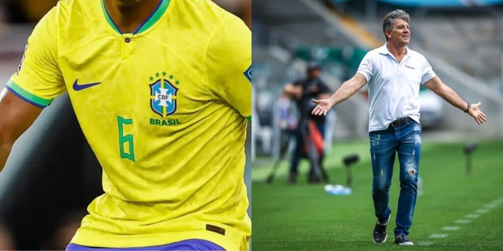 Aeroporto vai lotar: Grêmio dá rasteira no Flamengo e se arma para roubar estrela da seleção e Renato VIBRA