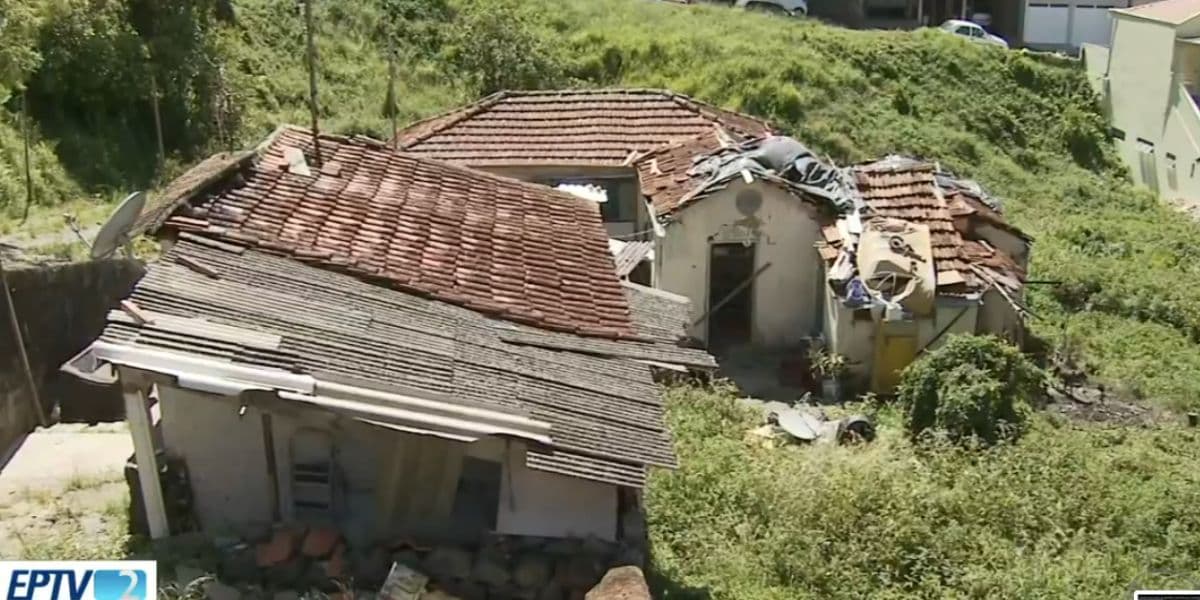 Terreno do crime (Foto: Reprodução / Globo)