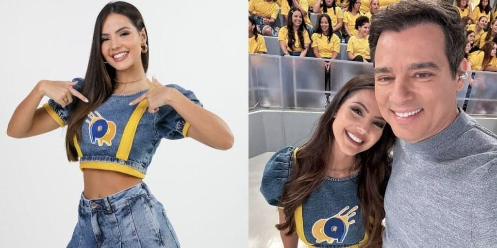 Luana Andrade brilhou no programa Domingo Legal (Foto Reprodução/Internet/Instagram/SBT)