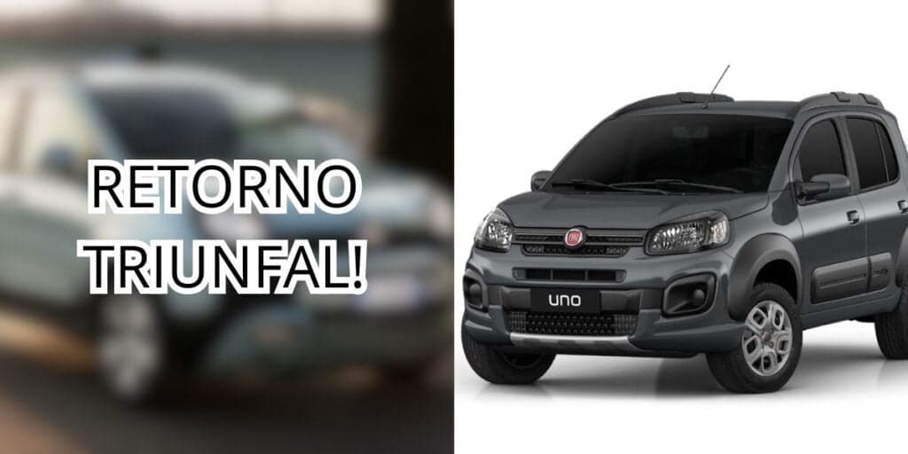 Na casa dos R$ 70 mil e o mais amado de país: A ressureição do Fiat Uno em 2024 para o terror da concorrência