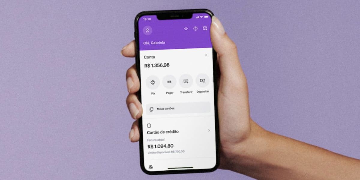 Aplicativo da Nubank (Reprodução/Internet)