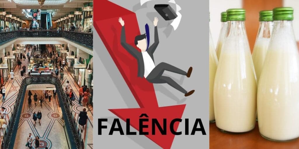 Queridinha dos shoppings, empresa tradicional de transportes e marca de leite: 3 gigantes que FALIRAM em 2023