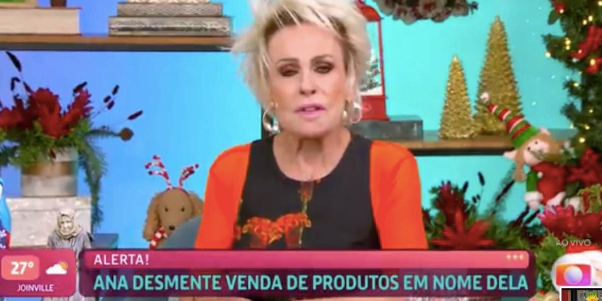 Ana Maria no Mais Você (Foto: Reprodução / Globo)