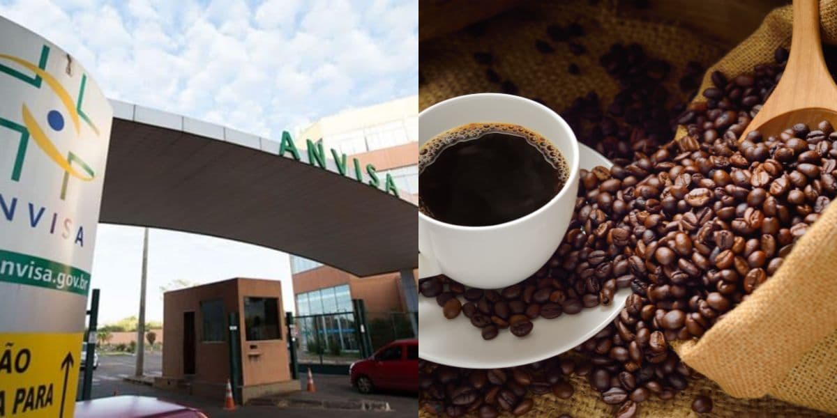 Anvisa e Café (Reprodução - Internet) Anvisa e Café (Reprodução - Internet)