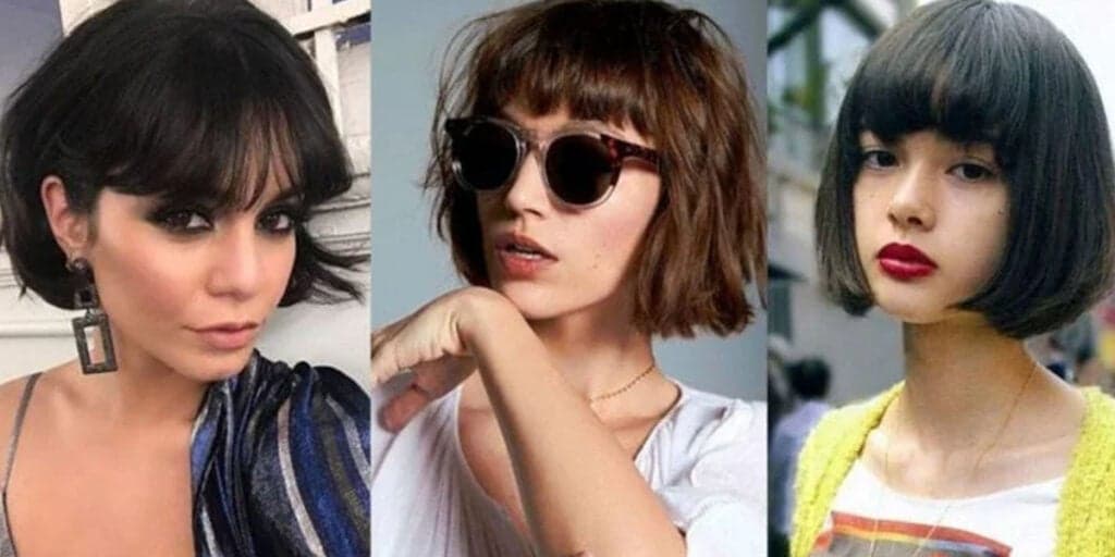 Você 30 anos mais nova: 8 cortes de cabelo curto e com franja pra te deixar arrasadora assim que 2024 chegar
