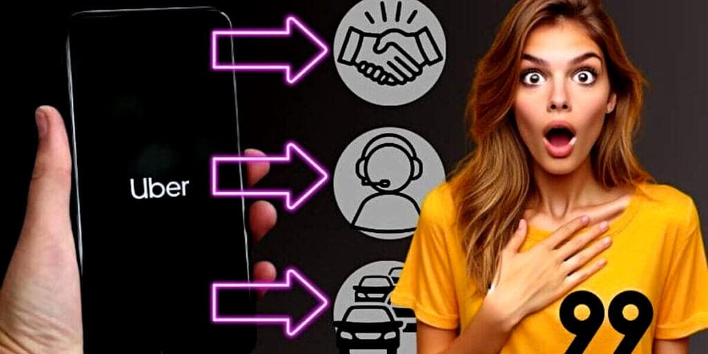 Novo serviço aclamado, lista de carros liberados e junção com gigante: Uber crava 3 viradas para aniquilar 99