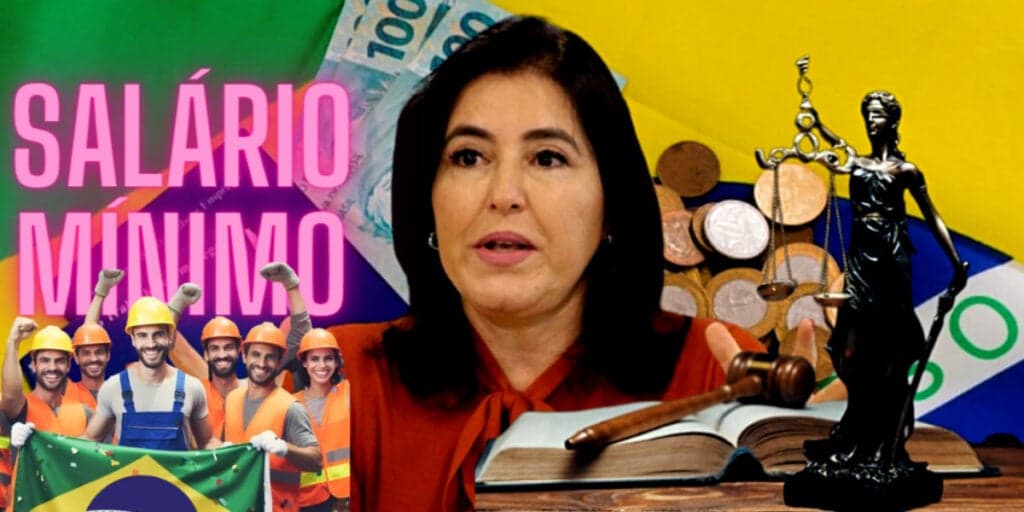 Aumento cravado por Tebet e beirando 1500: Valor do novo salário mínimo faz trabalhadores VIBRAREM hoje (10)