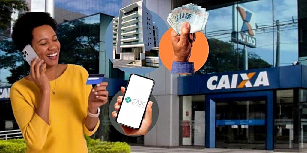 3 anúncios cruciais da Caixa: Imóveis com 55% de desconto, Pix de R$ 600 e 5 anos para pagar empréstimo