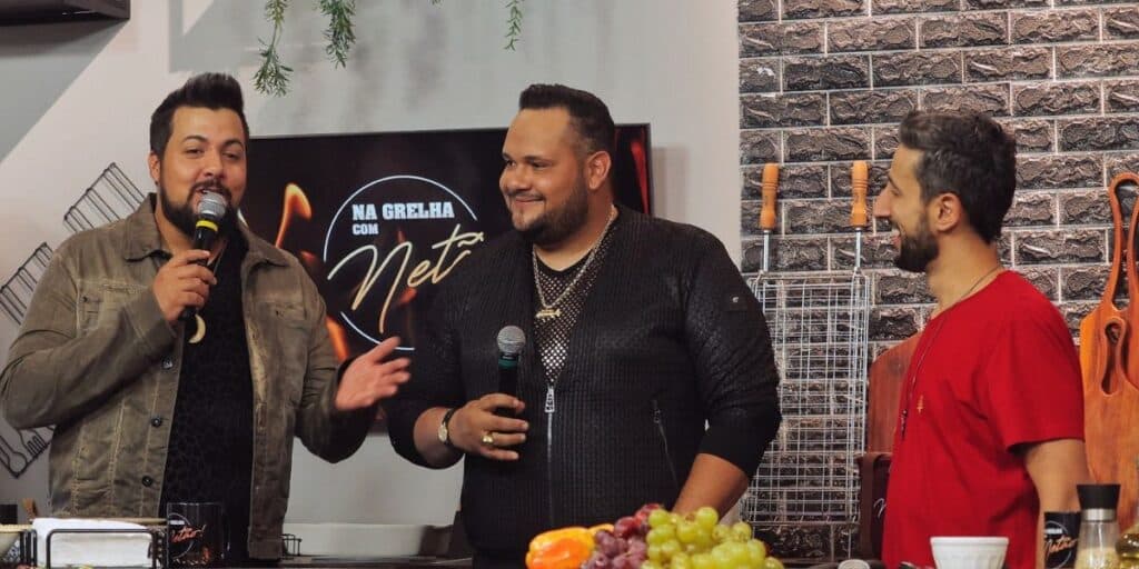 Zé Ricardo e Thiago participam do ‘Na Grelha com Netão’ nesta segunda (18)