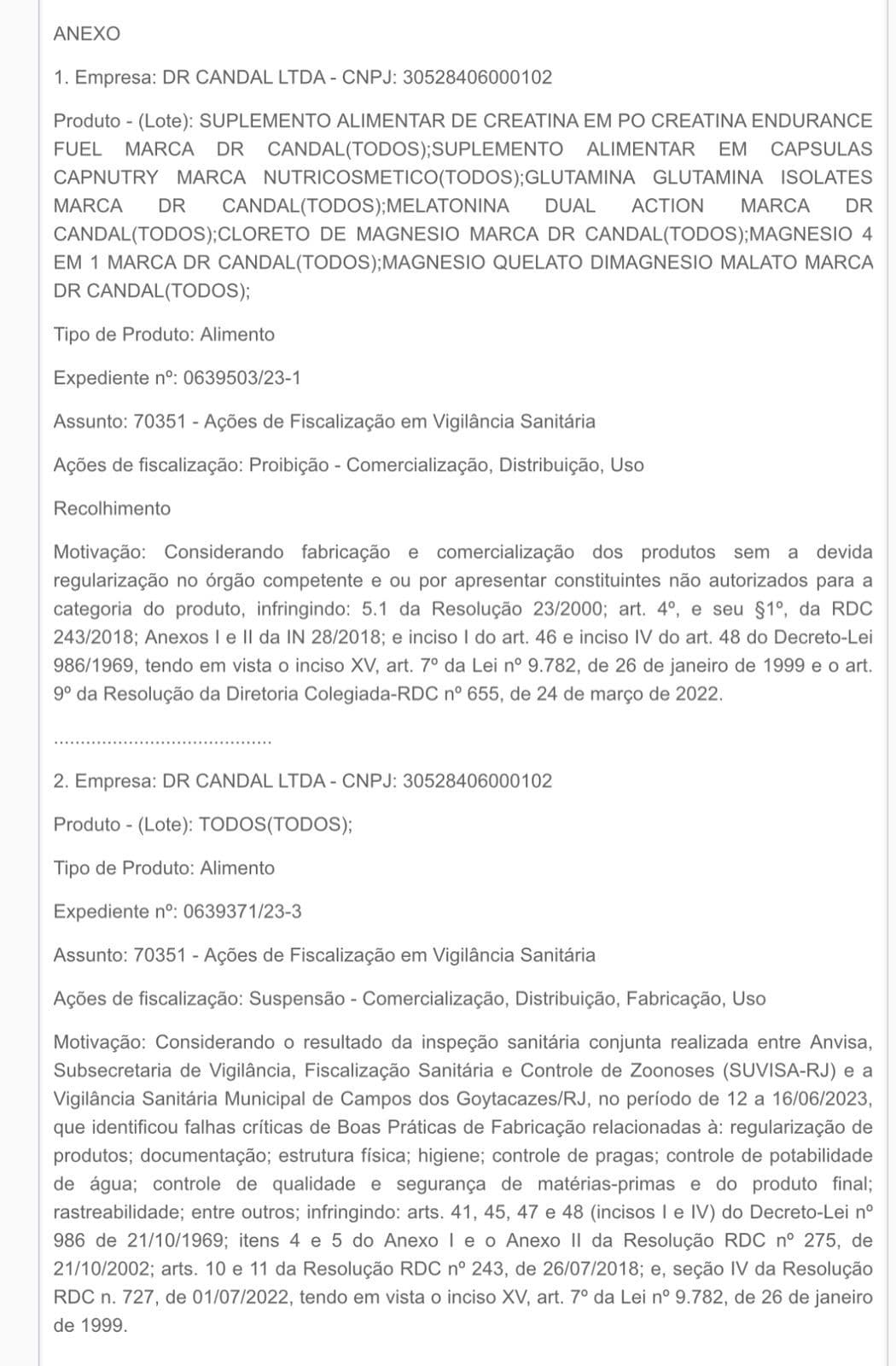 Dr. Candal - (Reprodução Internet) Dr. Candal - (Reprodução Internet)