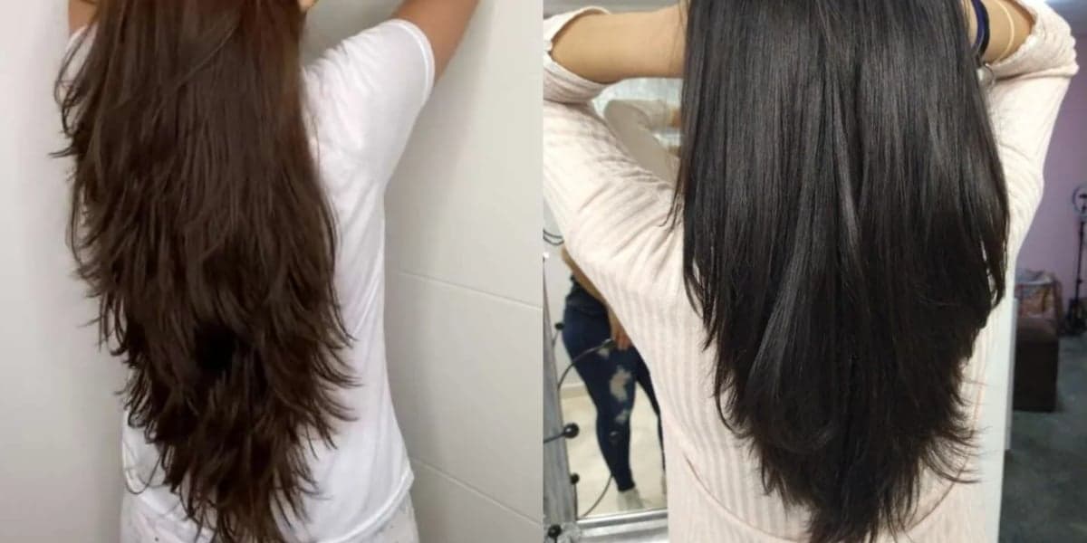 Cabelo em V (Foto: Reprodução/ Internet) Cabelo em V (Foto: Reprodução/ Internet)