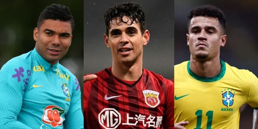 Contratação e volta triunfal ao Brasil: Bombas de Casemiro, Oscar, Coutinho e + deixam 5 gigantes em êxtase