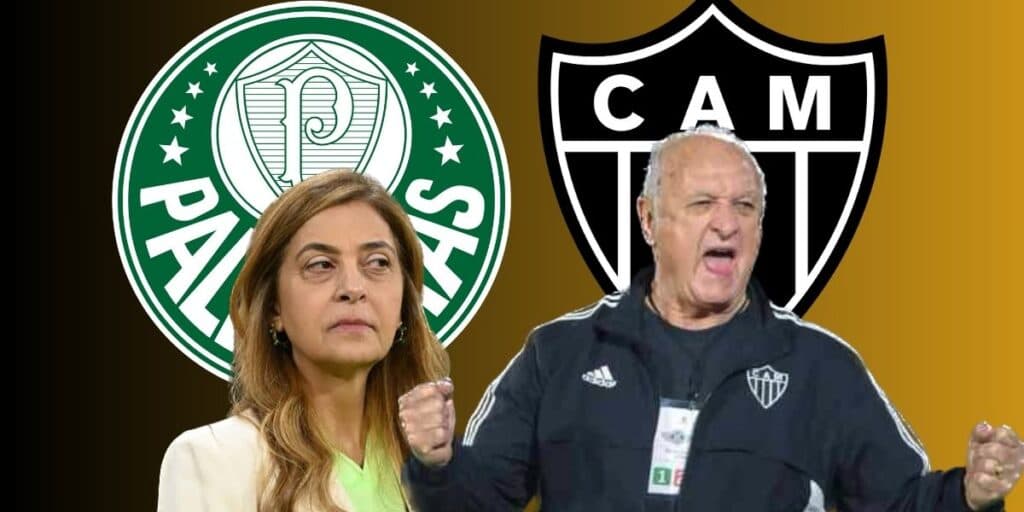 Reviravolta: Felipão diz sim e Atlético-MG vem pra arrancar atacante das mãos de Leila e do Palmeiras