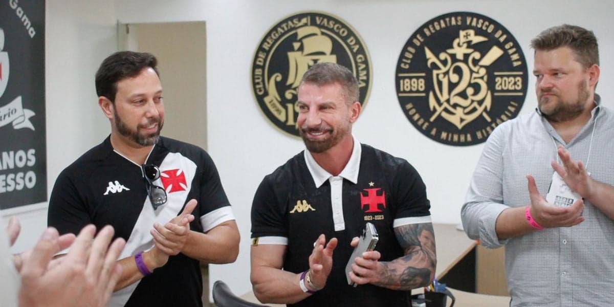 Pedrinho, presidente do Vasco (Foto - Montagem TV Foco)
