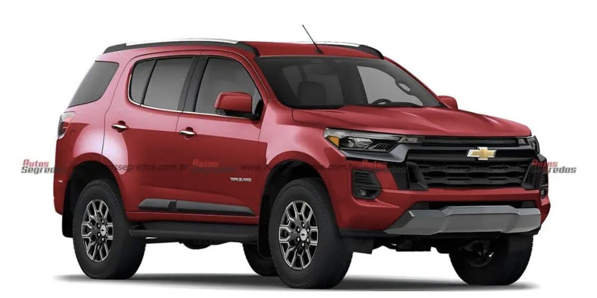 Projeção Trailblazer 2025 (Foto: Reprodução / Autos Segredos) 