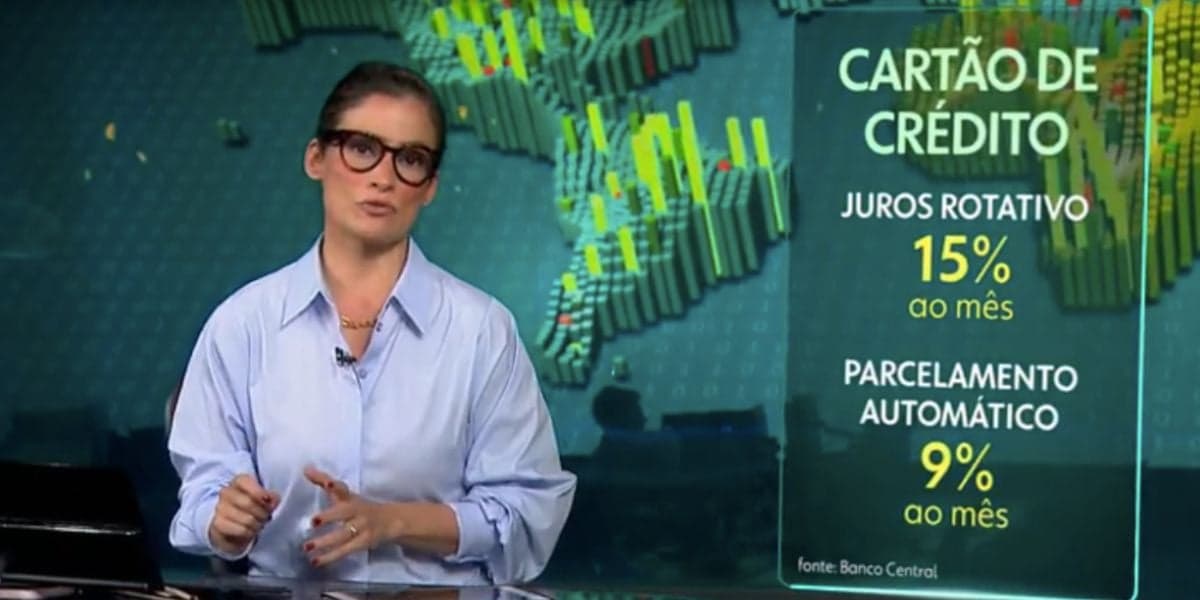 Renata Vasconcellos no Jornal Nacional (Foto: Reprodução / Globo)