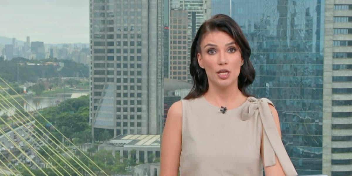 Sabina Simonato no Bom Dia São Paulo (Foto: Reprodução / Globo)