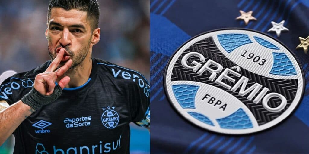 Para substituir Suárez: Gigante da gringa arma chegada para salvar o Grêmio em 2024 e vestir a Camisa 9