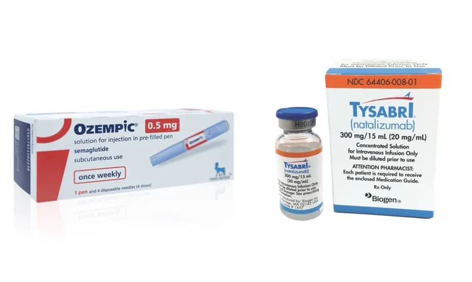 Anvisa fez alerta sobre a falsificação de Tysabri e Ozempic (Foto: Reprodução/ Internet)